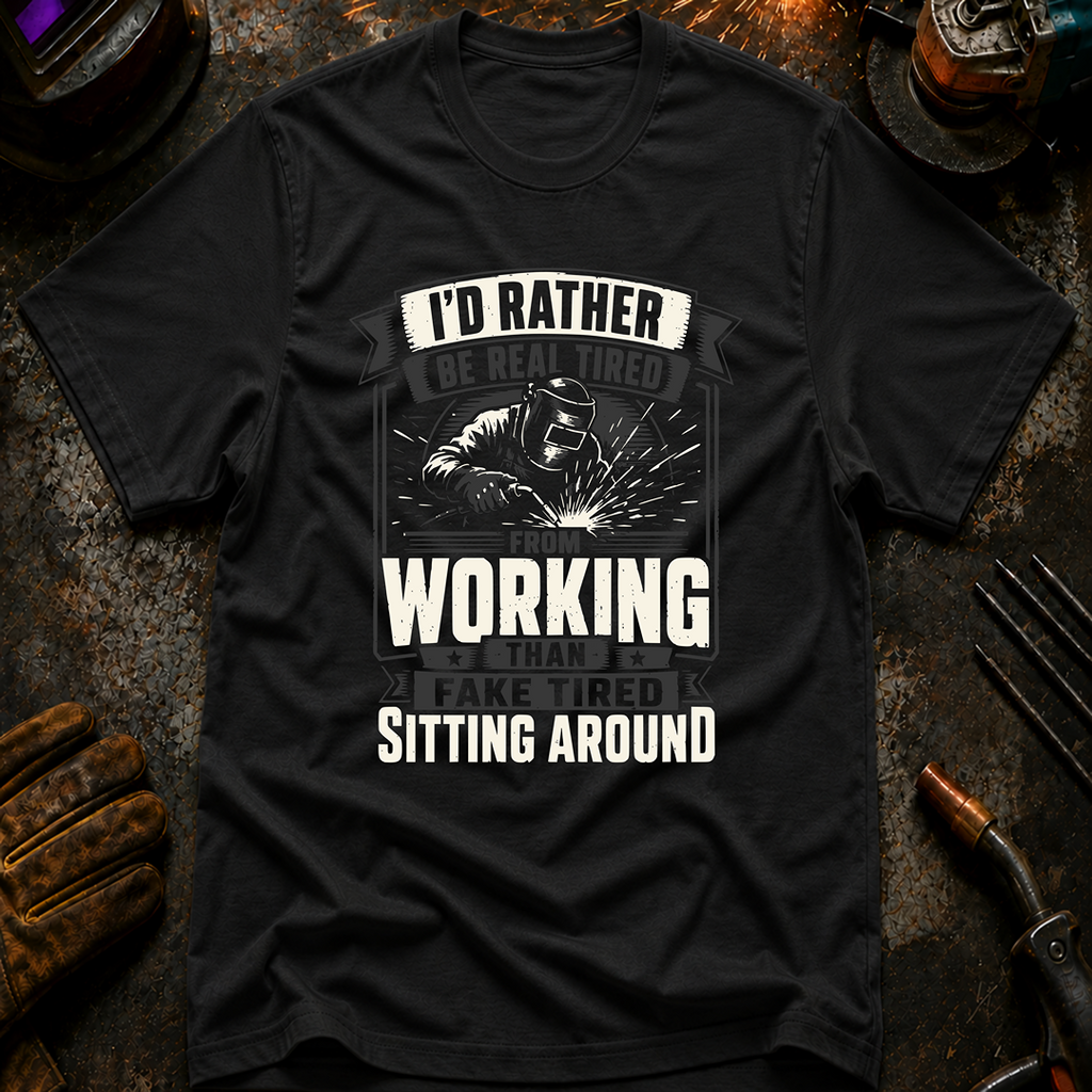 I'd Rather Be Real Tired T-Shirt