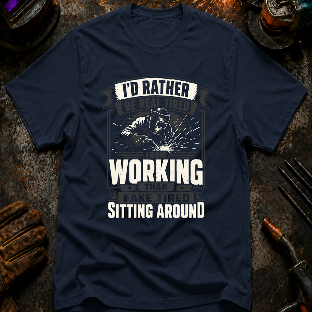 I'd Rather Be Real Tired T-Shirt
