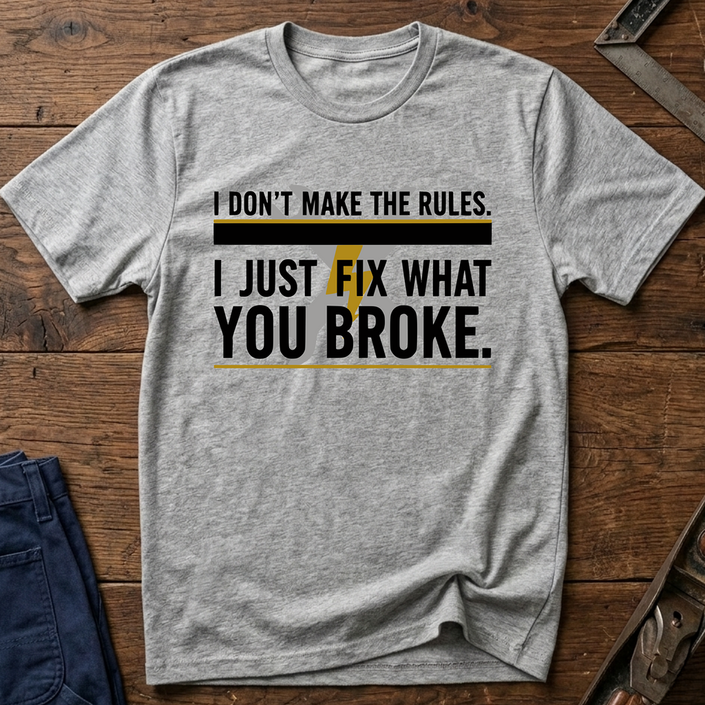 I Don't Make The Rules T-Shirt
