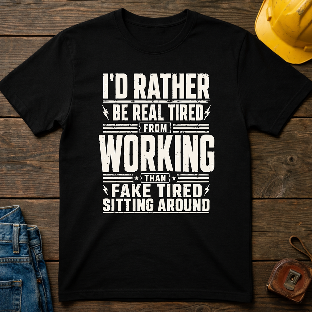 I'd Rather Be Real Tired Ed.2 T-Shirt