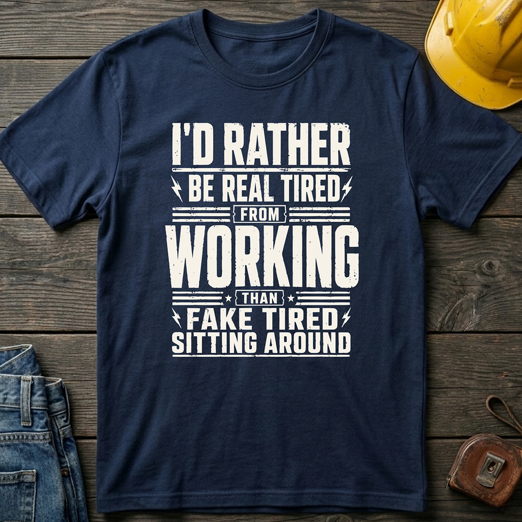 I'd Rather Be Real Tired Ed.2 T-Shirt