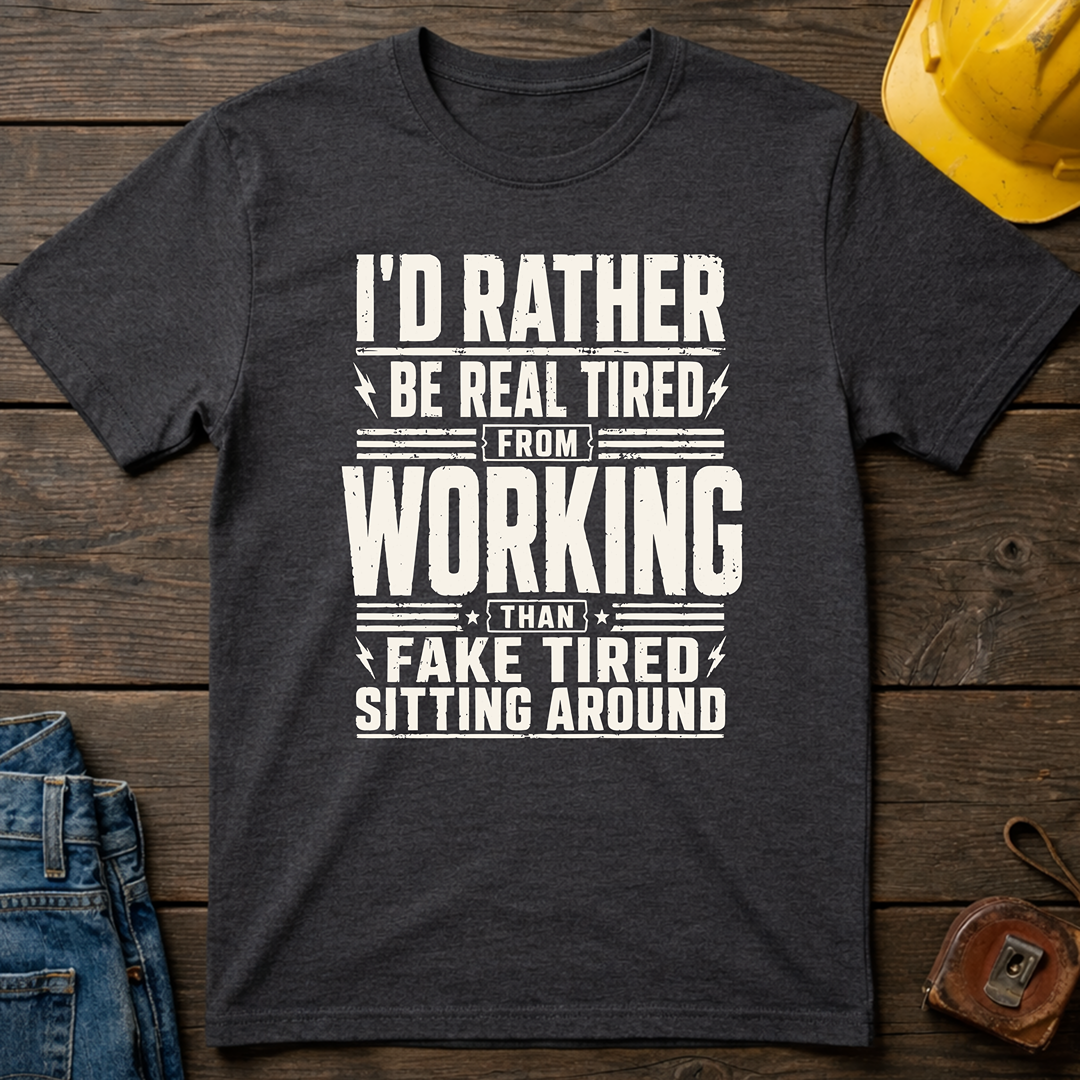 I'd Rather Be Real Tired Ed.2 T-Shirt