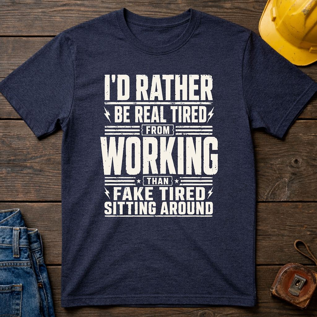 I'd Rather Be Real Tired Ed.2 T-Shirt