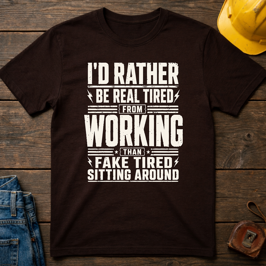 I'd Rather Be Real Tired Ed.2 T-Shirt