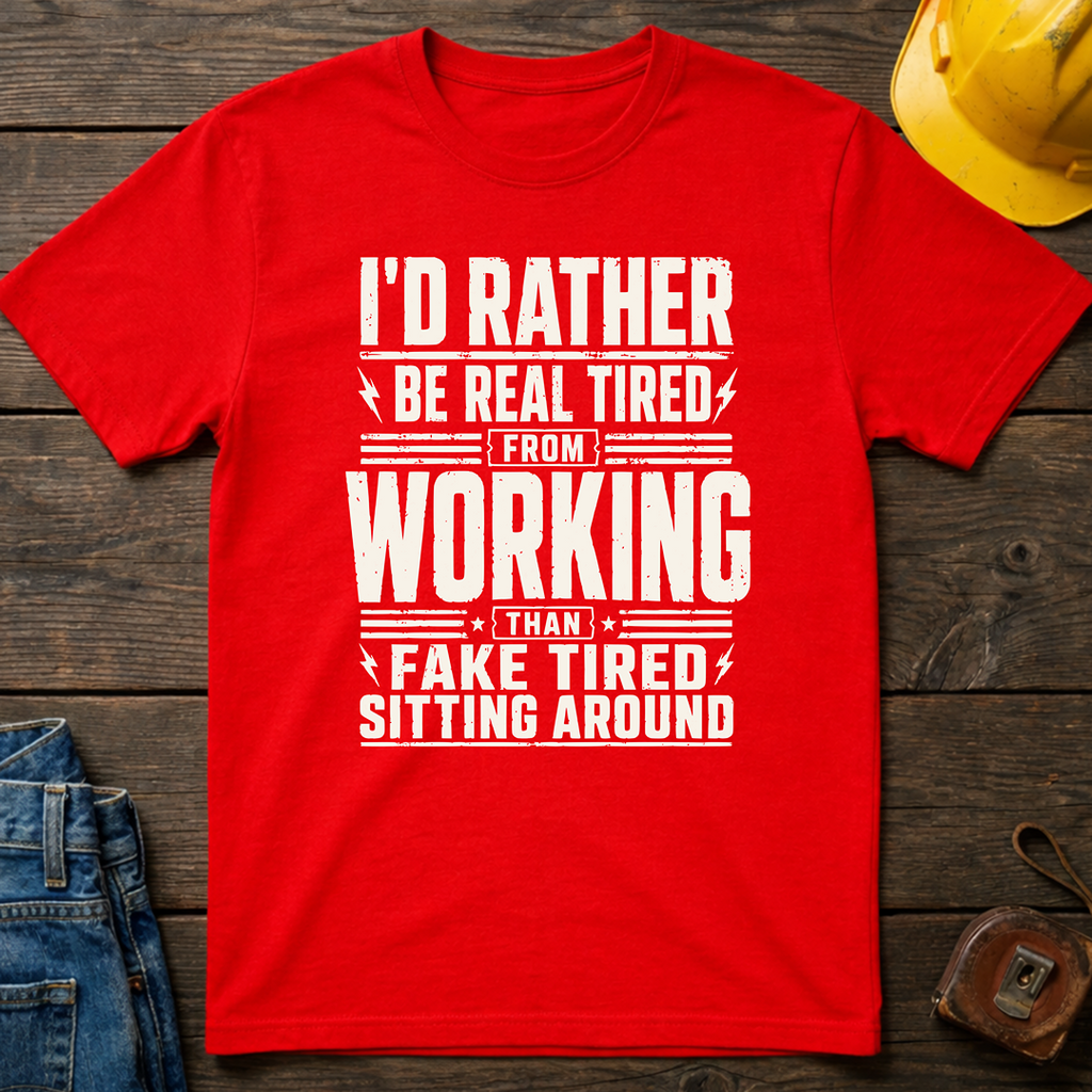 I'd Rather Be Real Tired Ed.2 T-Shirt