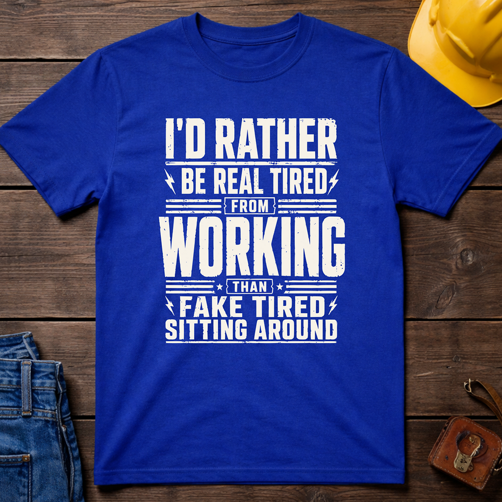 I'd Rather Be Real Tired Ed.2 T-Shirt