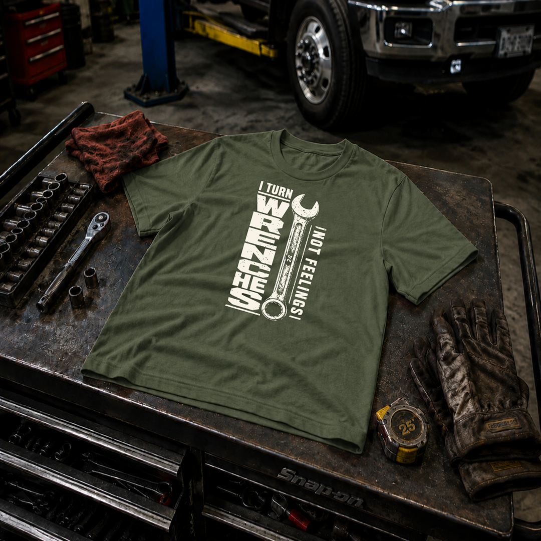 I Turn Wrenches T-Shirt