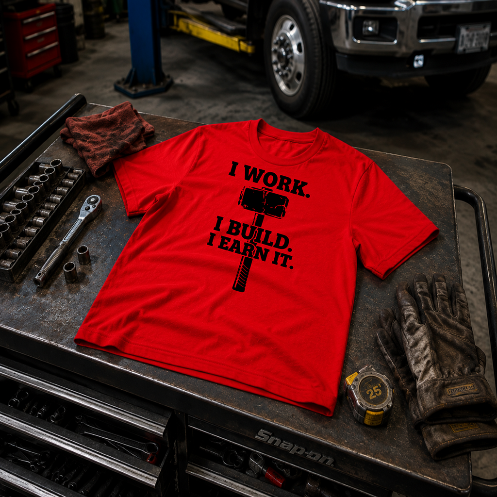I work. I Build. Ed.2 T-Shirt