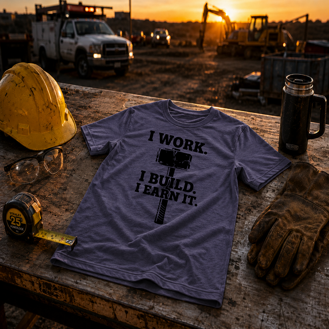 I work. I Build. Ed.2 T-Shirt