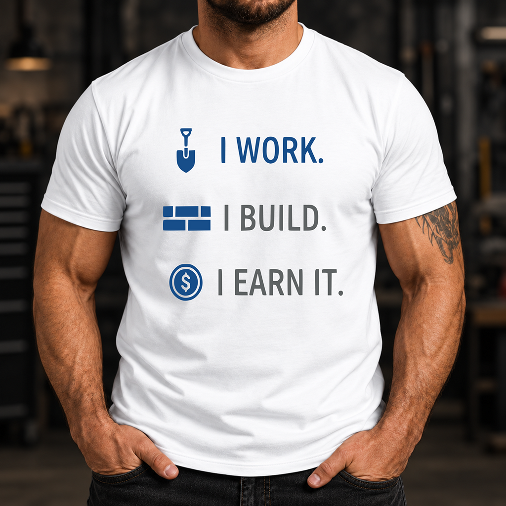 I Work. I Build. T-Shirt