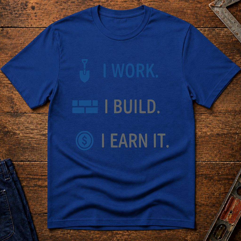 I Work. I Build. T-Shirt