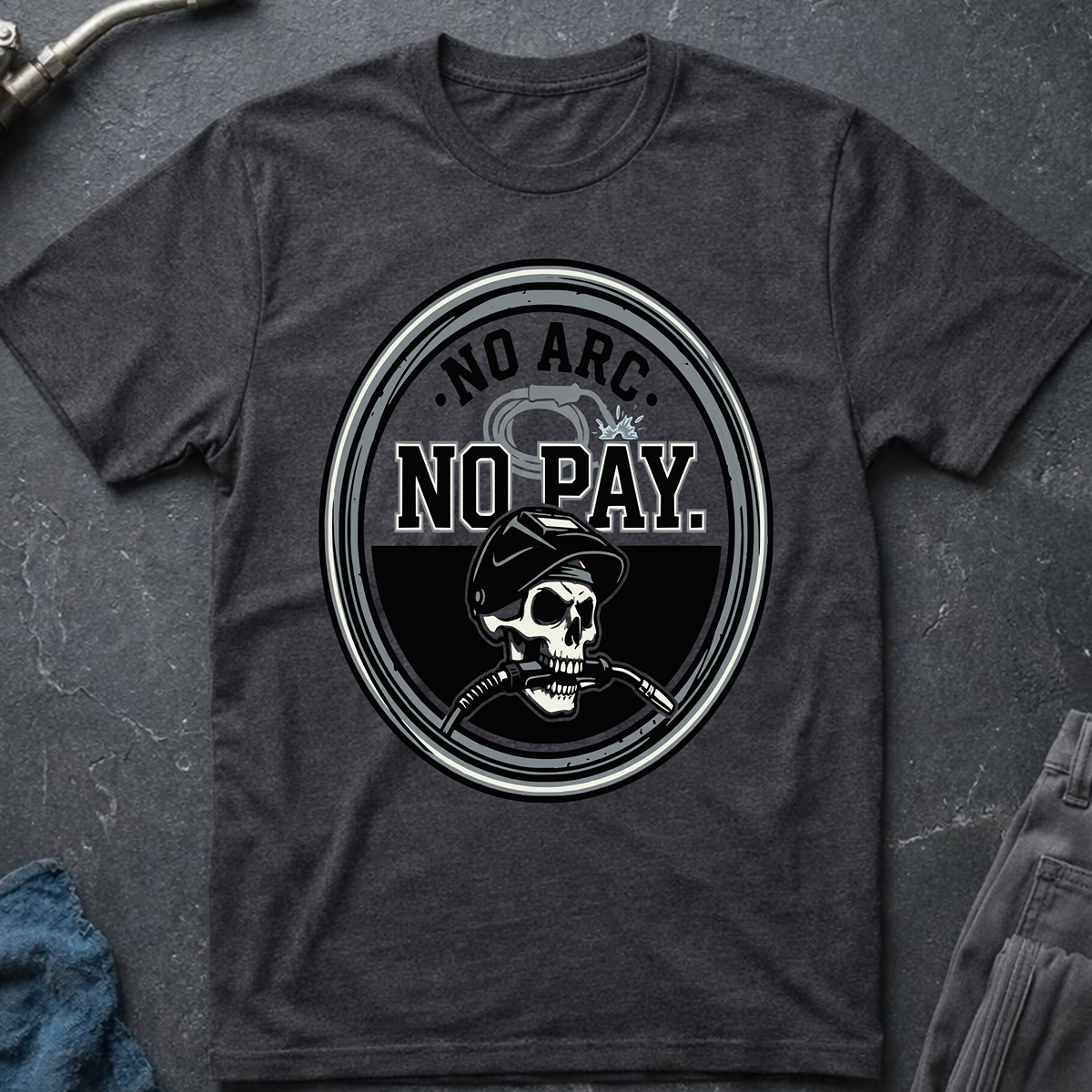 The Dark-Skull Collection: No Arc No Pay T-Shirt