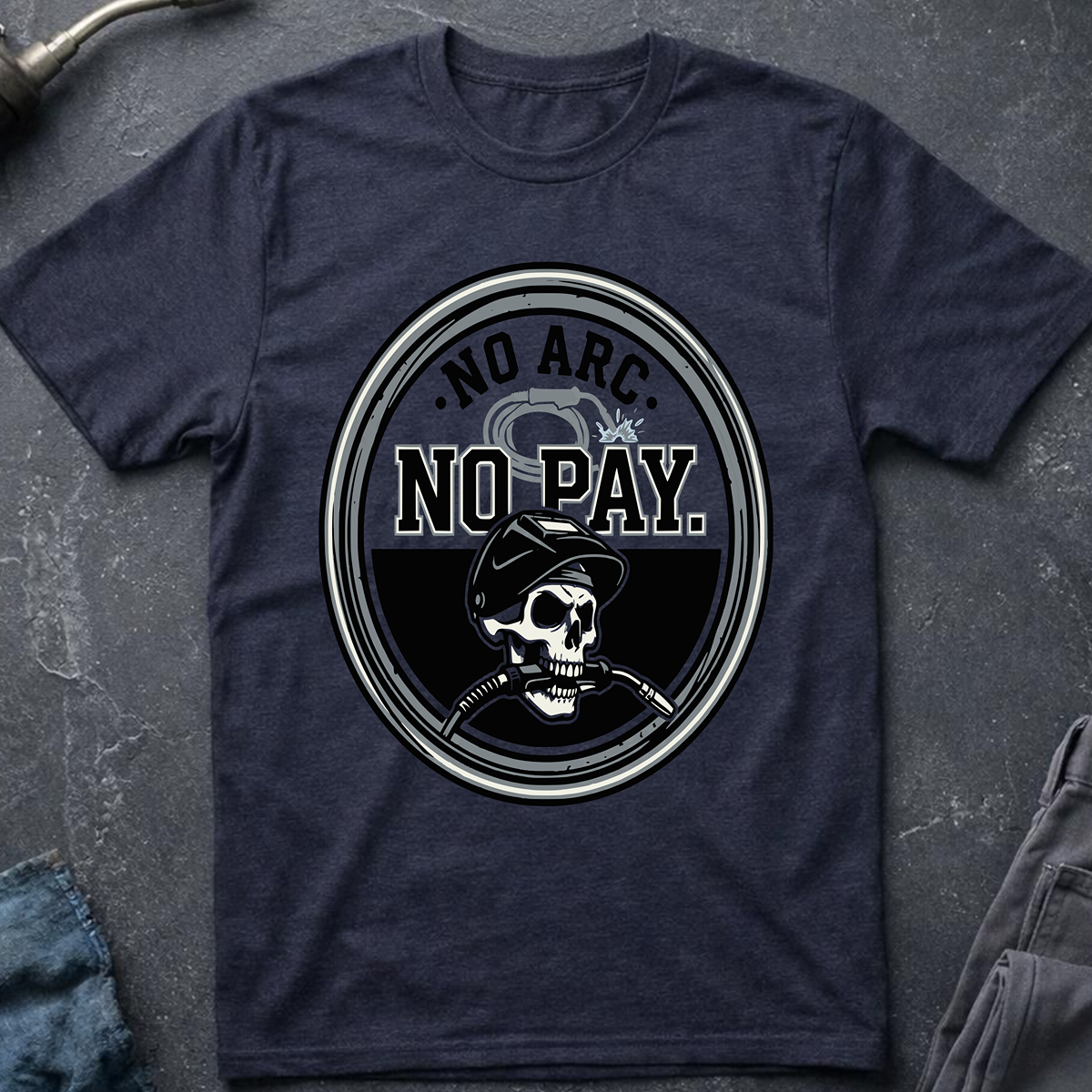 The Dark-Skull Collection: No Arc No Pay T-Shirt