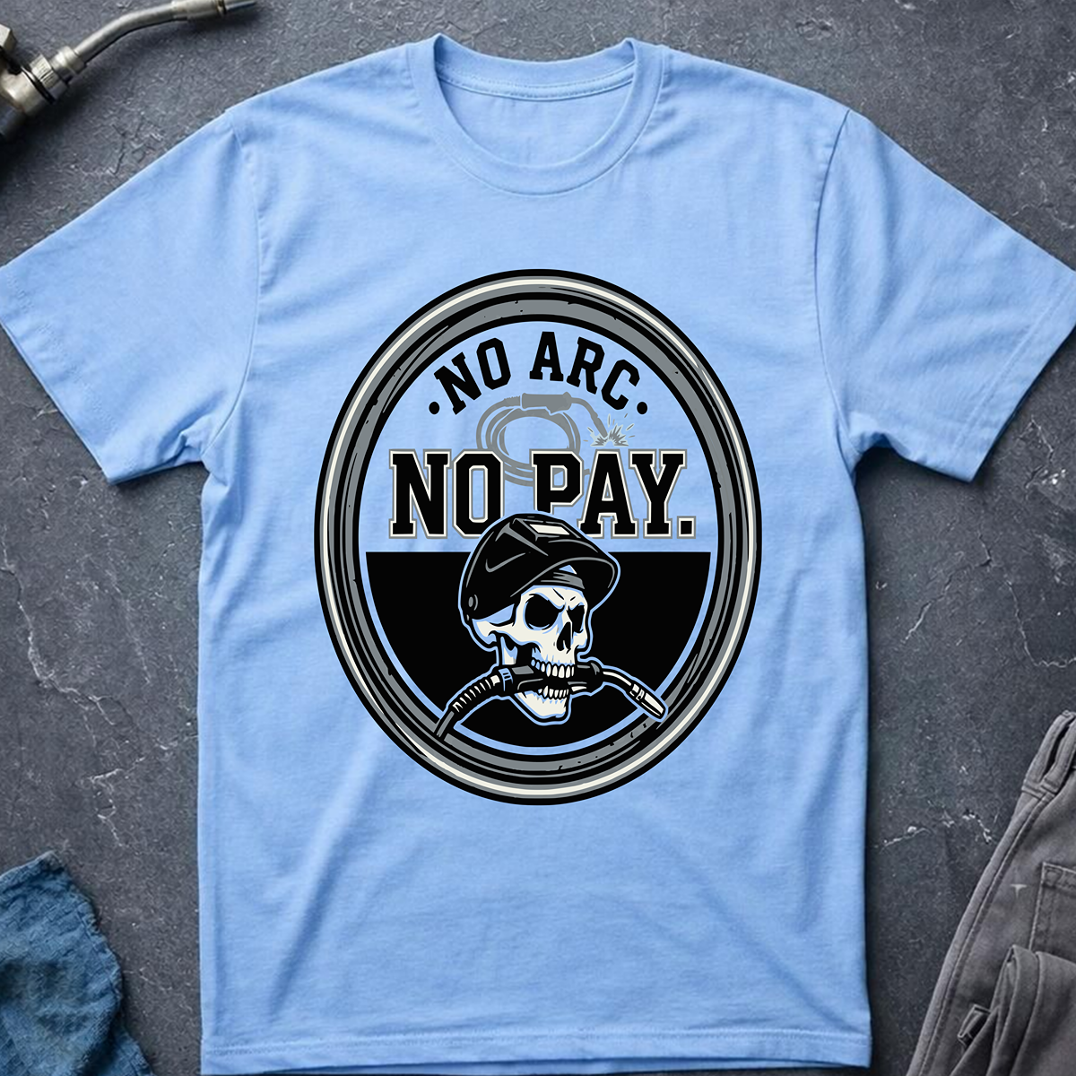 The Dark-Skull Collection: No Arc No Pay T-Shirt