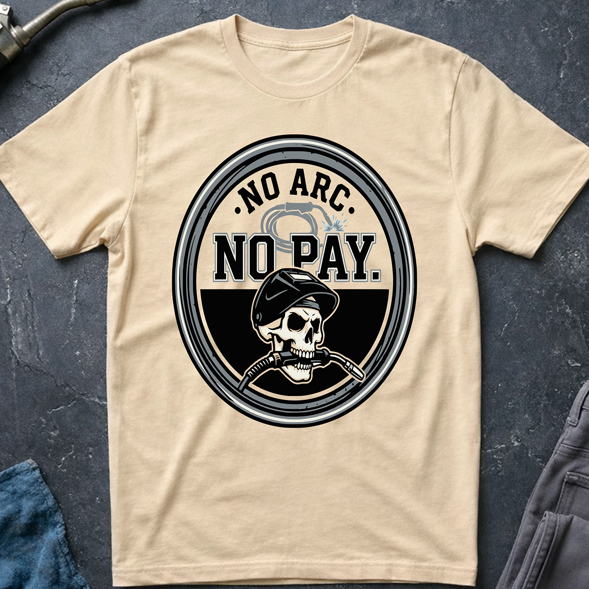 The Dark-Skull Collection: No Arc No Pay T-Shirt