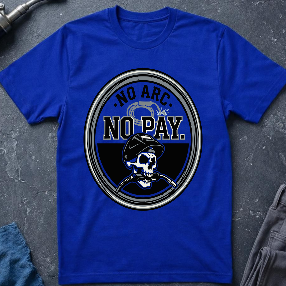 The Dark-Skull Collection: No Arc No Pay T-Shirt