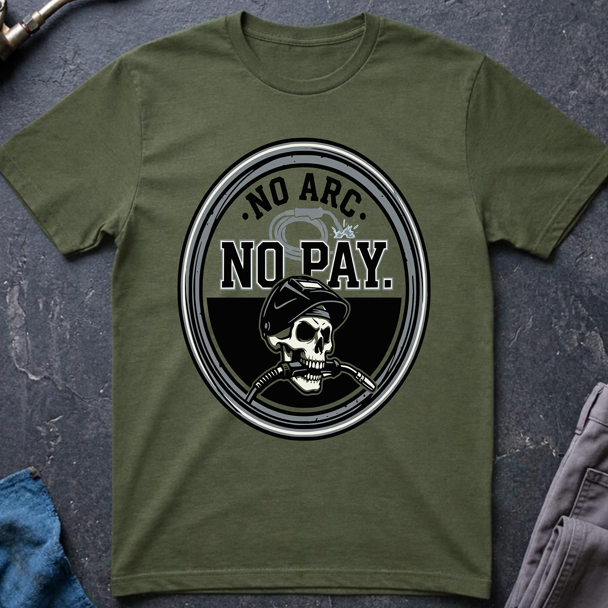 The Dark-Skull Collection: No Arc No Pay T-Shirt