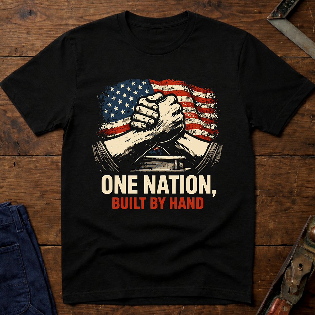 One Nation Built by Hand T-Shirt