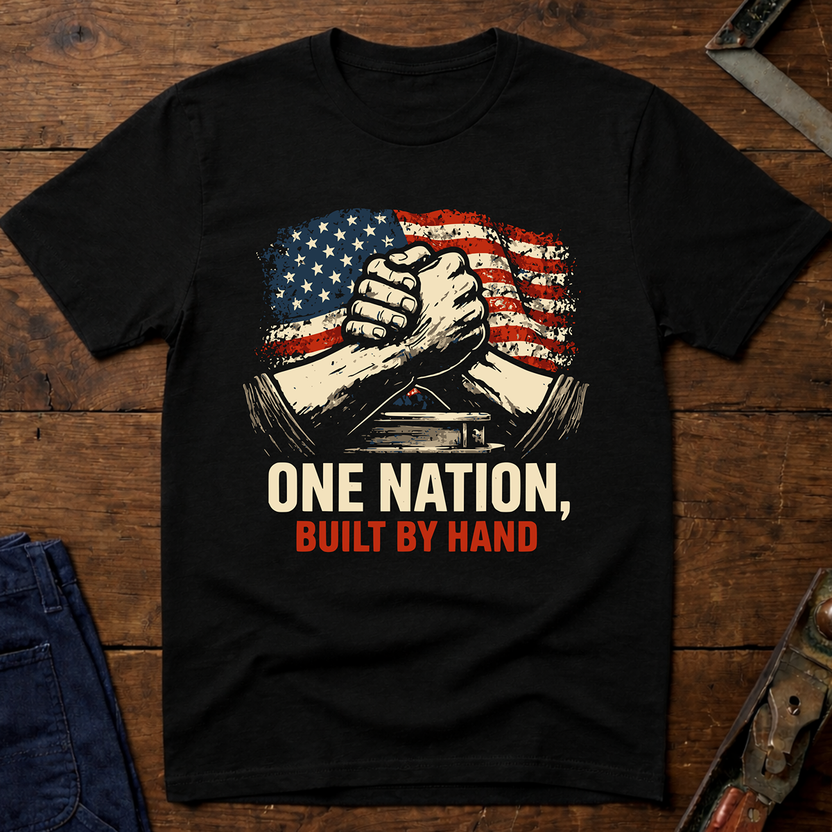 One Nation Built by Hand T-Shirt