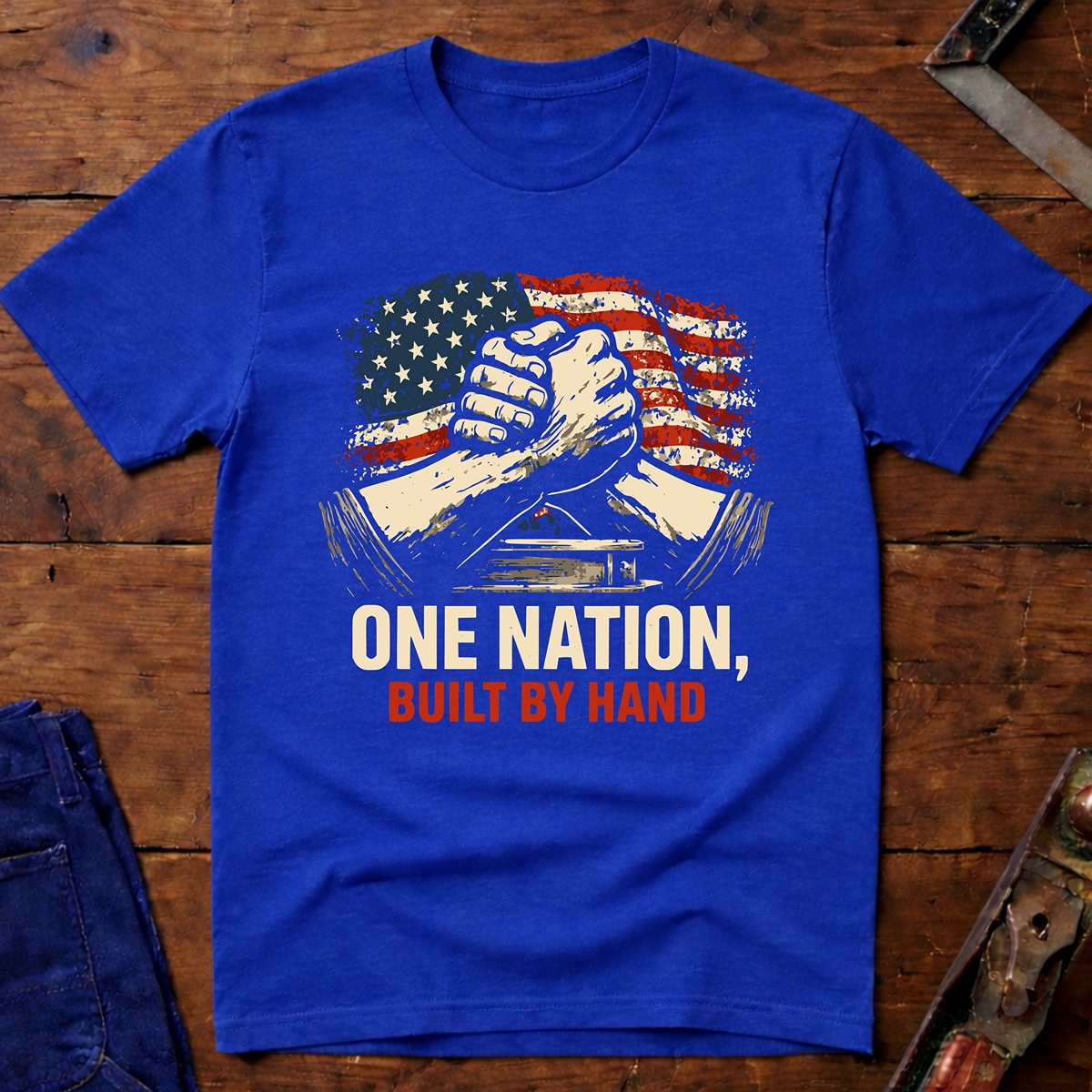 One Nation Built by Hand T-Shirt