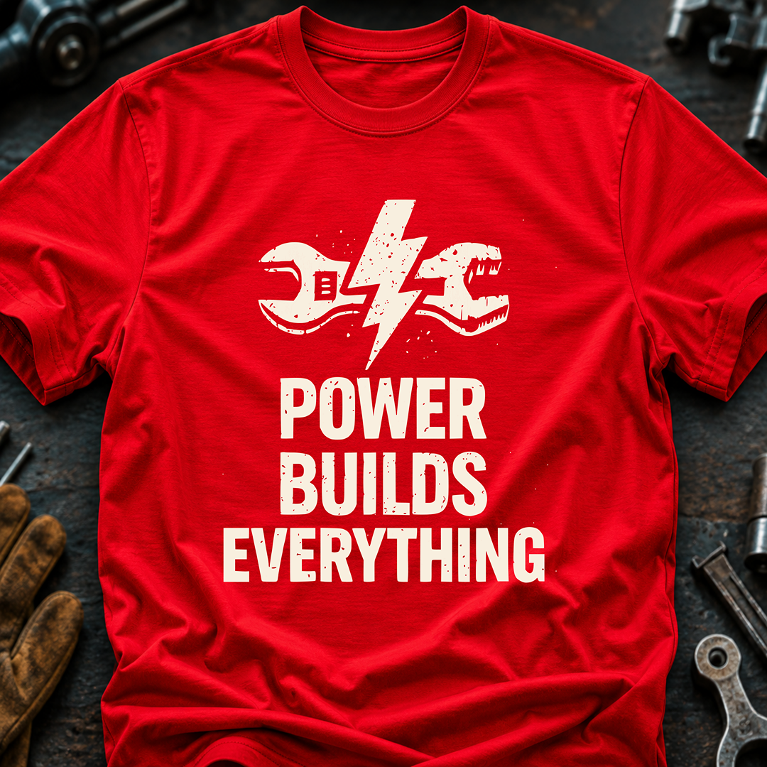 Power Builds Everything T-Shirt