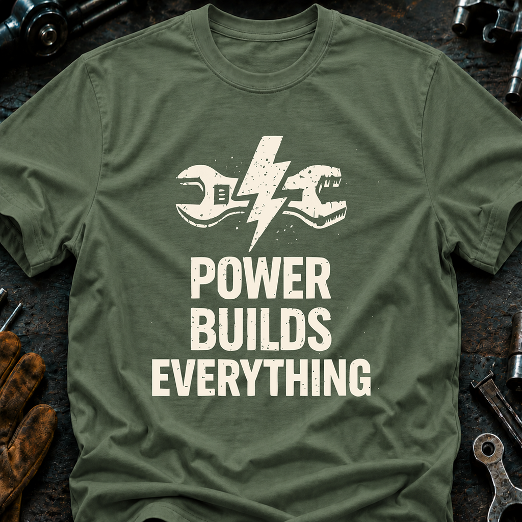 Power Builds Everything T-Shirt