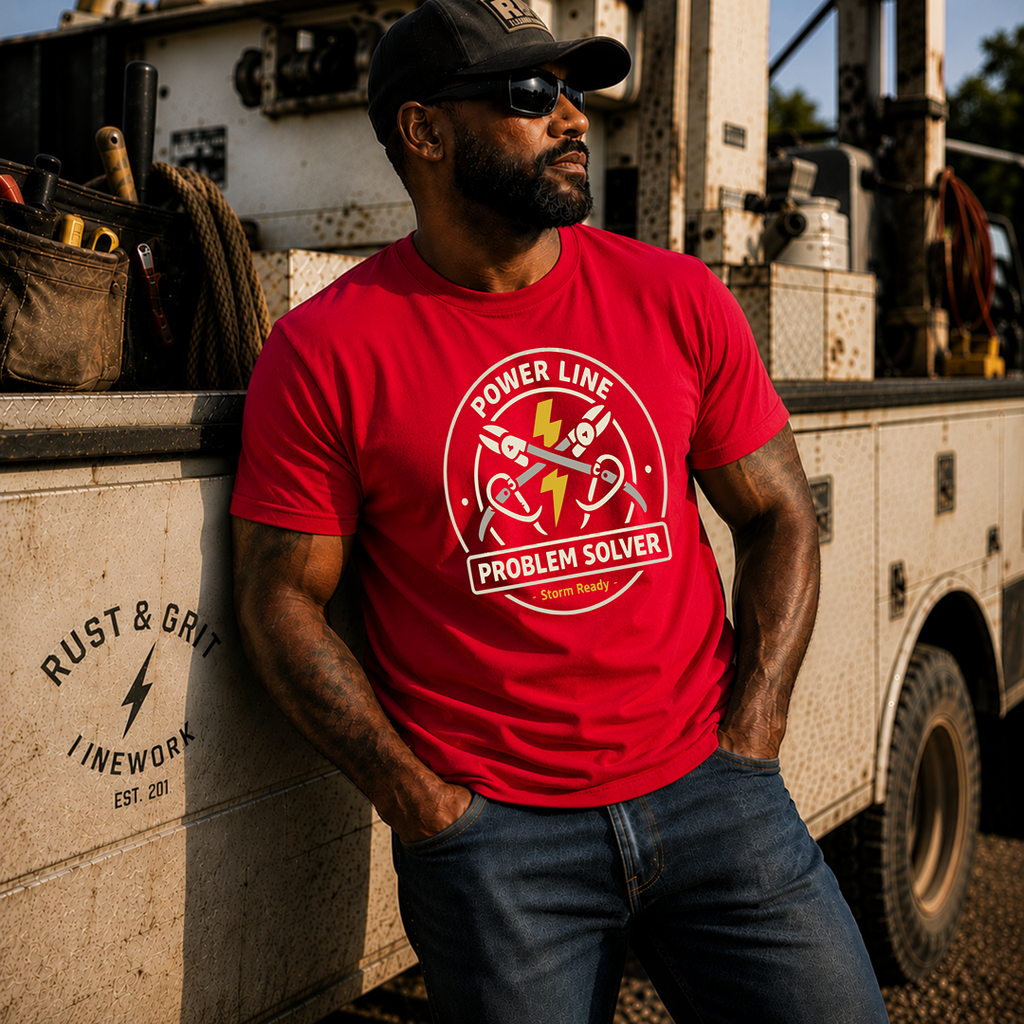 Power Line Problem Solver T-Shirt