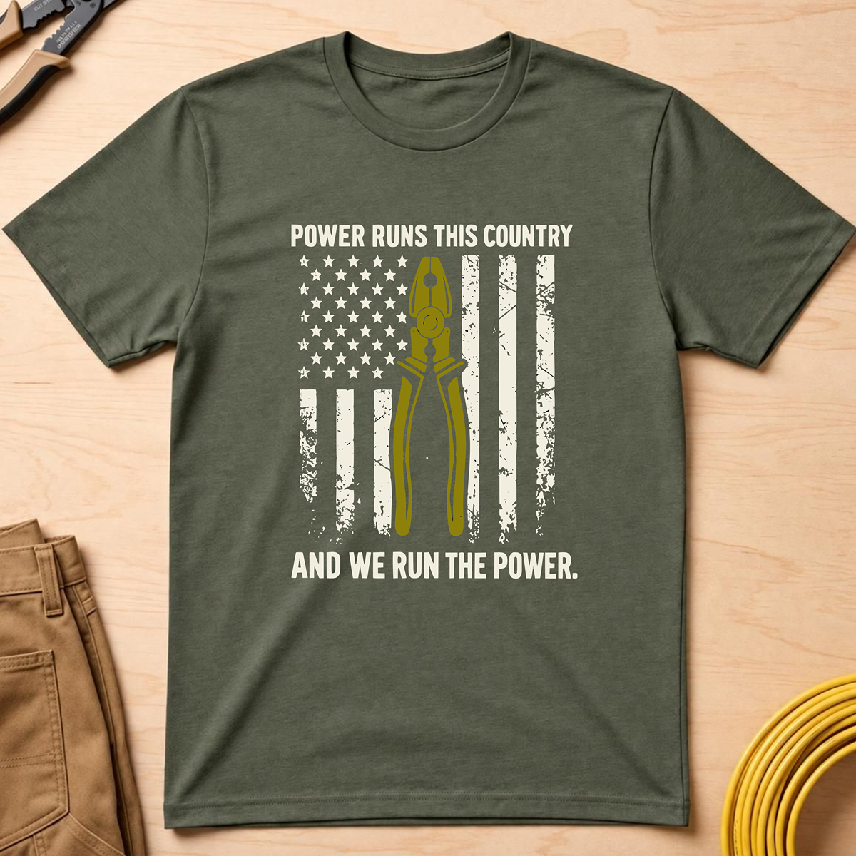 Power Runs This Country T-Shirt