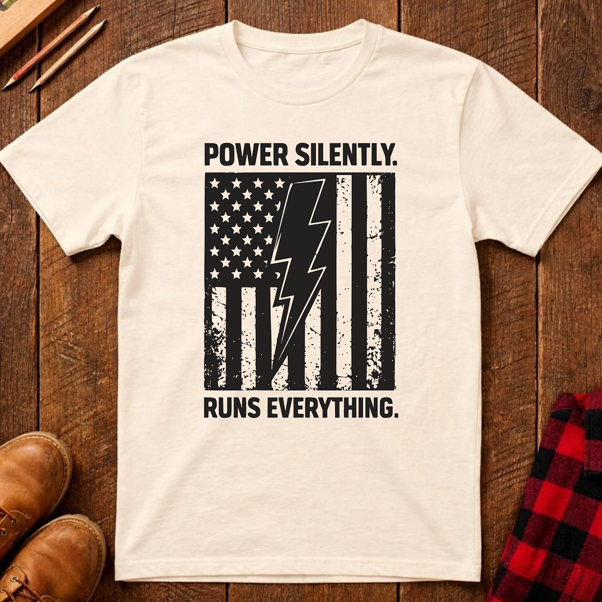 Power Silently T-Shirt