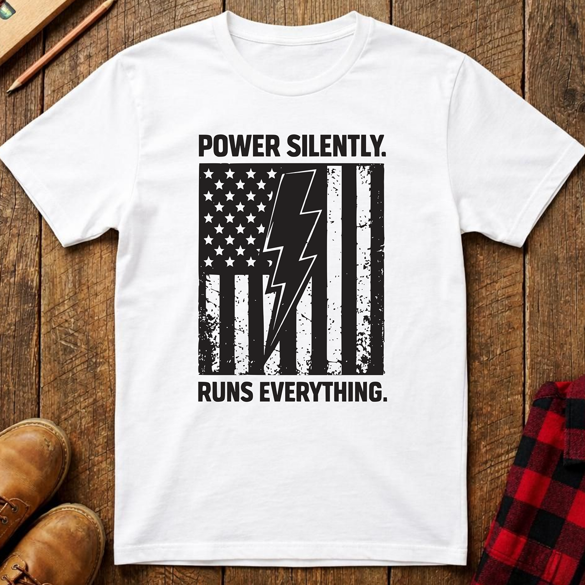 Power Silently T-Shirt
