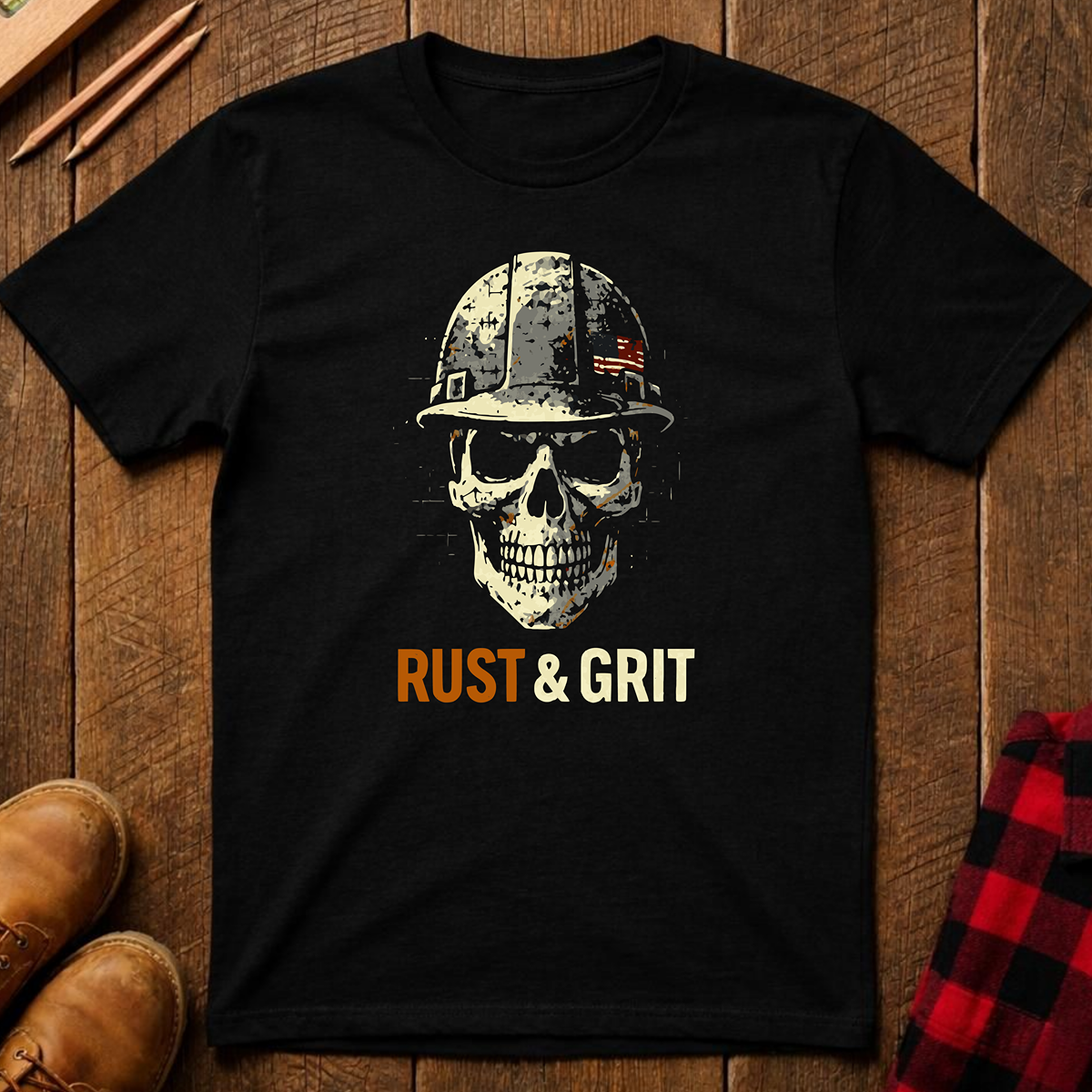 The Dark-Skull Collection: Rust & Grit Ed.2 T-Shirt