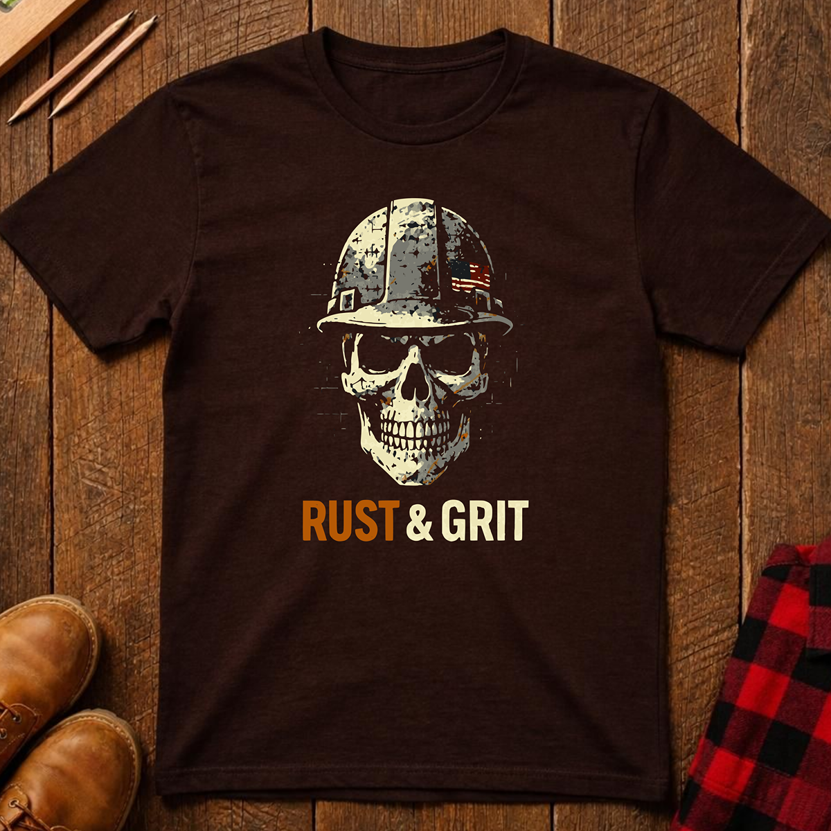 The Dark-Skull Collection: Rust & Grit Ed.2 T-Shirt