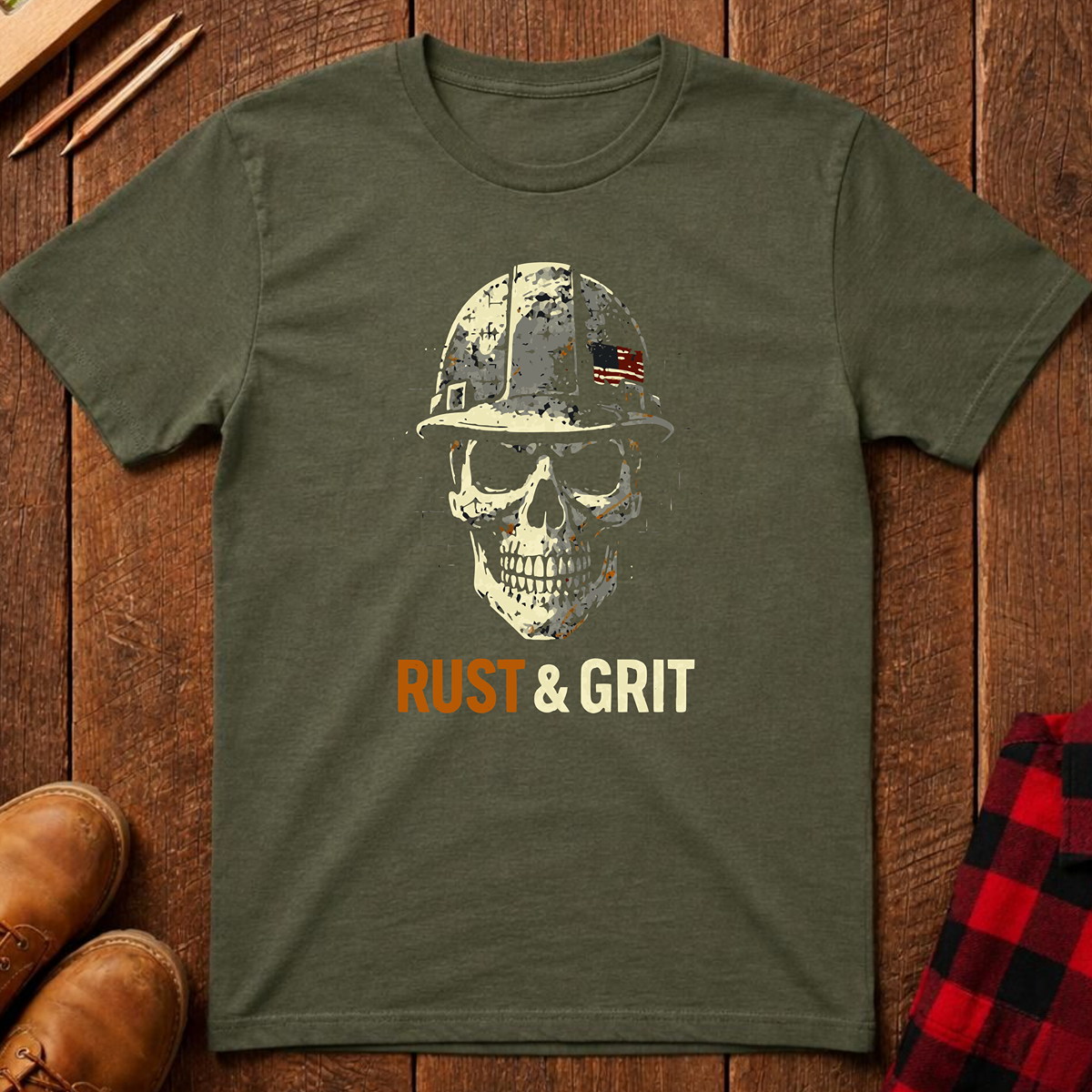 The Dark-Skull Collection: Rust & Grit Ed.2 T-Shirt