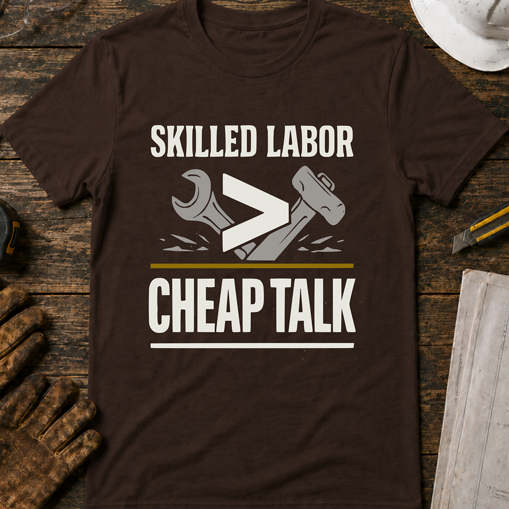 Skilled Labor Over Cheap Talk Ed.2 T-Shirt