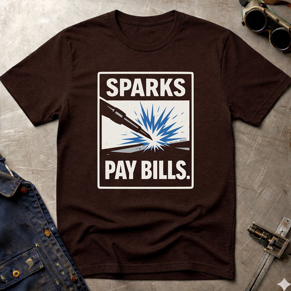 The Welders Collection: Sparks Pay Bills T-Shirt