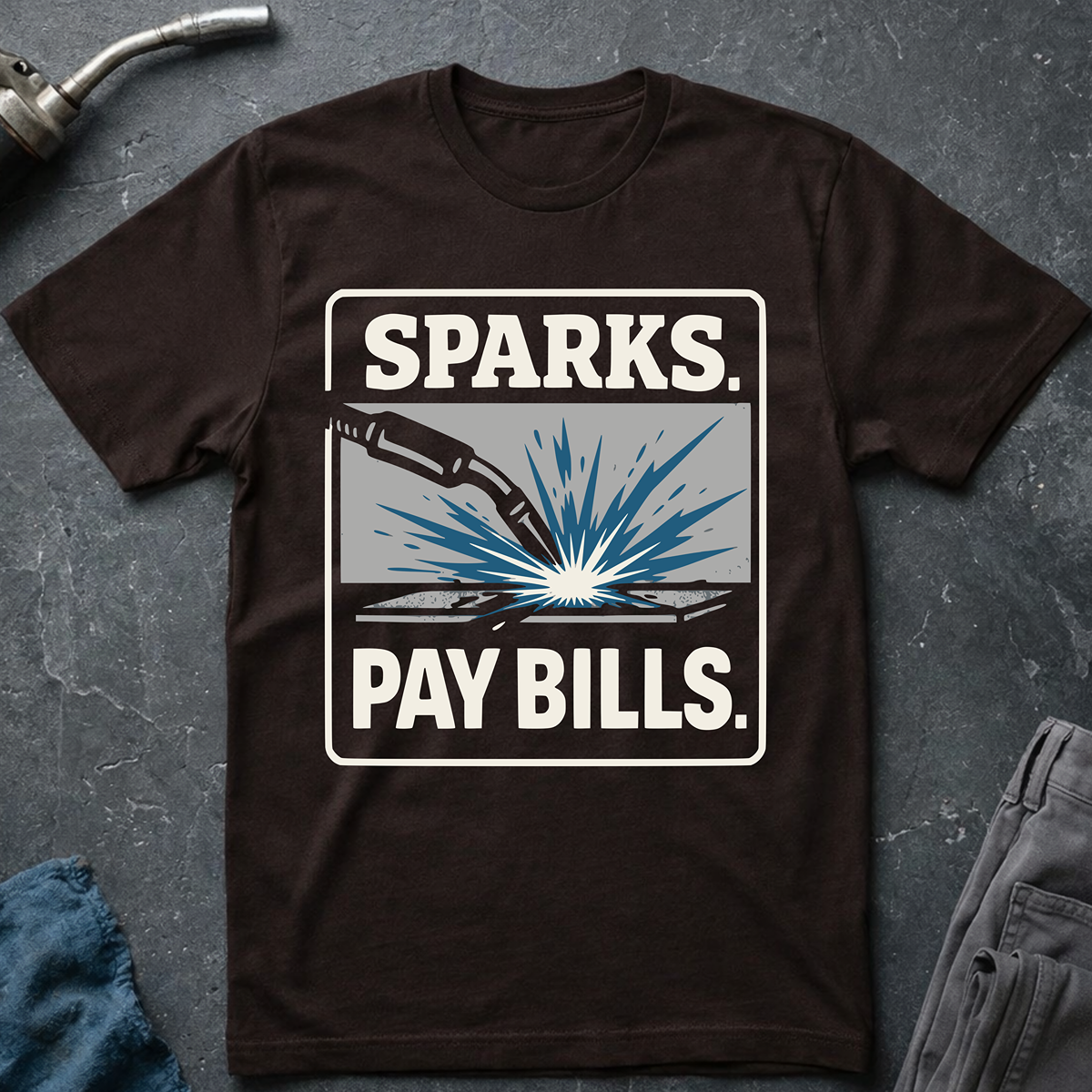 The Welders Collection: Sparks Pay Bills T-Shirt