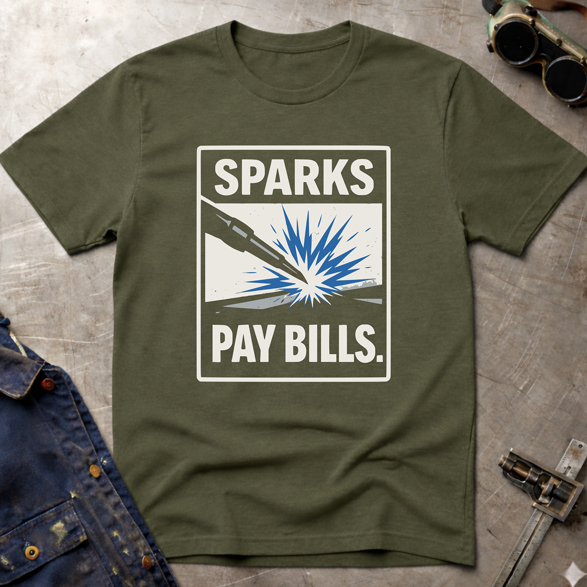 The Welders Collection: Sparks Pay Bills T-Shirt
