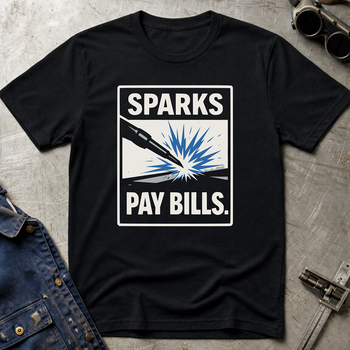 The Welders Collection: Sparks Pay Bills T-Shirt