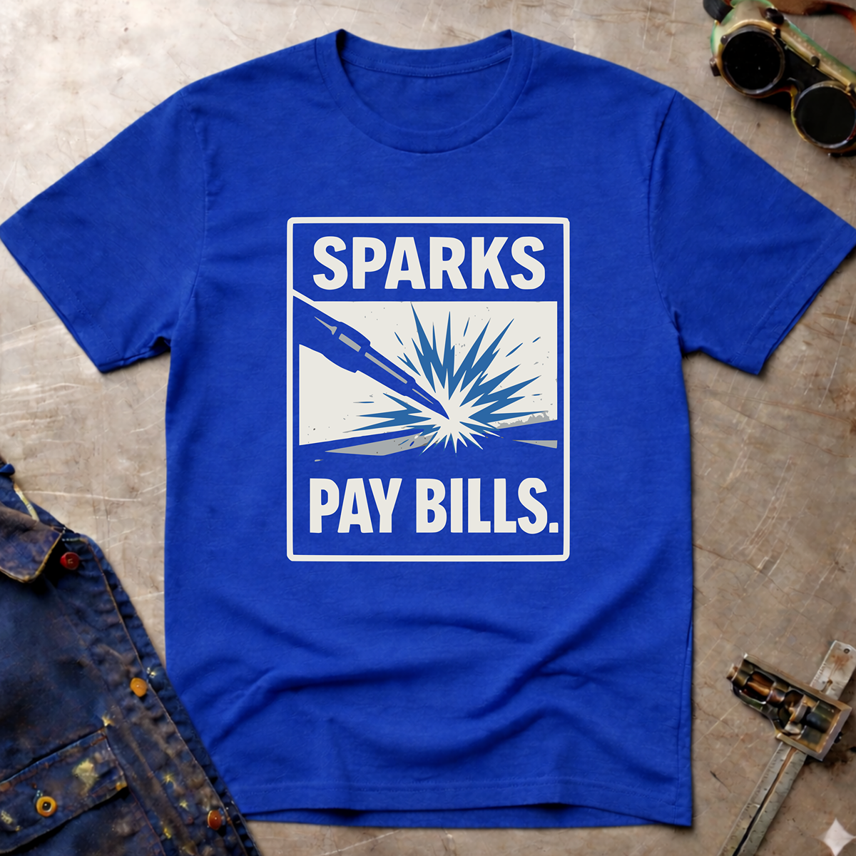The Welders Collection: Sparks Pay Bills T-Shirt
