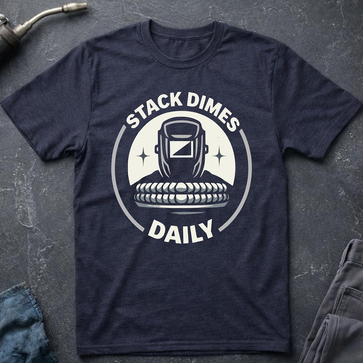 The Welders Collection: Stack Dimes Daily T-Shirt