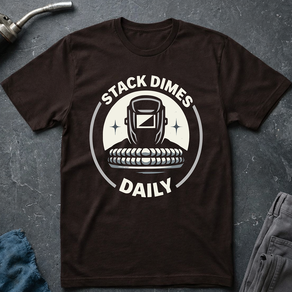 The Welders Collection: Stack Dimes Daily T-Shirt