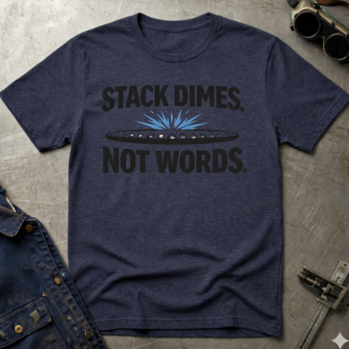 The Welders Collection: Stack Dimes Not Words T-Shirt