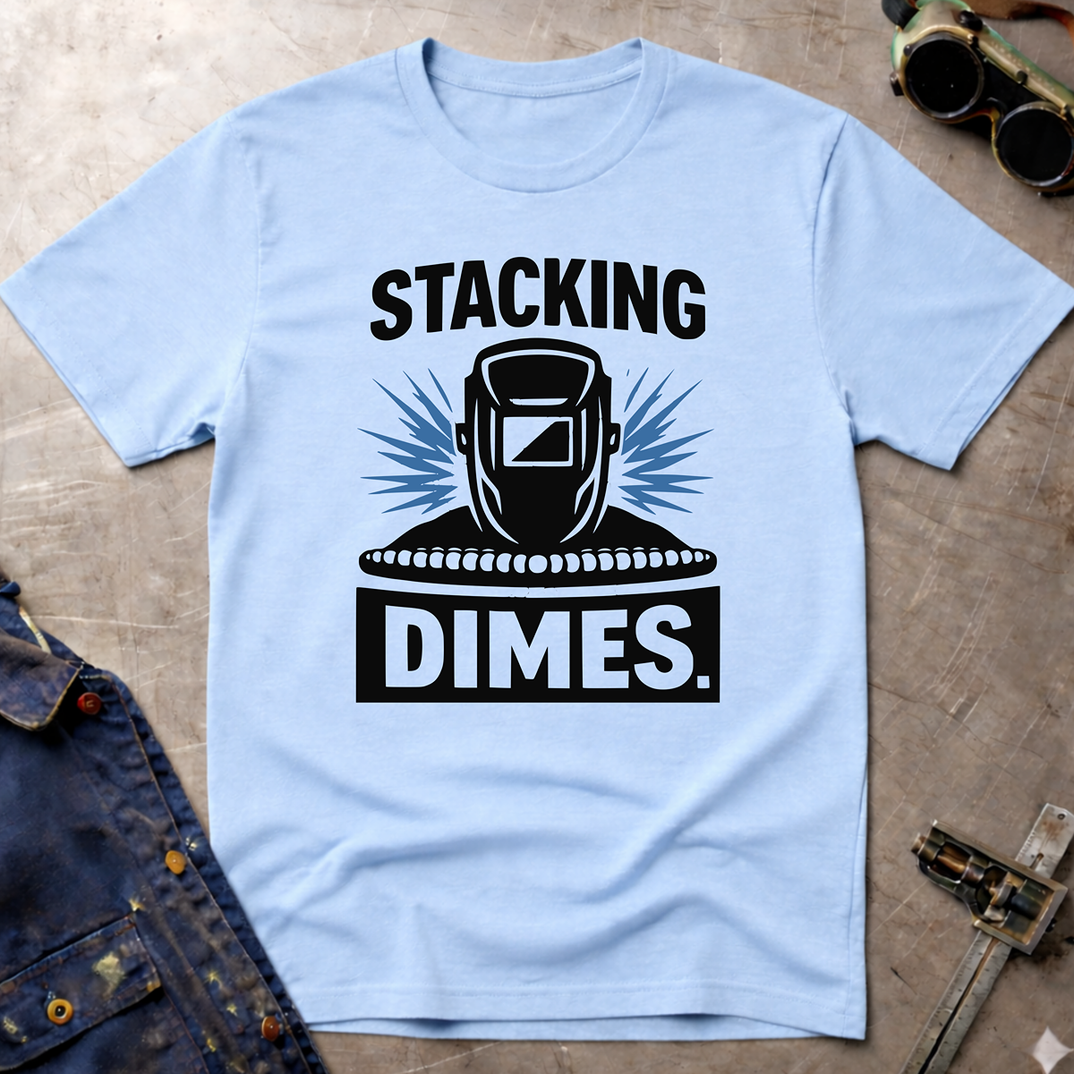 The Welders Collection: Stacking Dimes T-Shirt