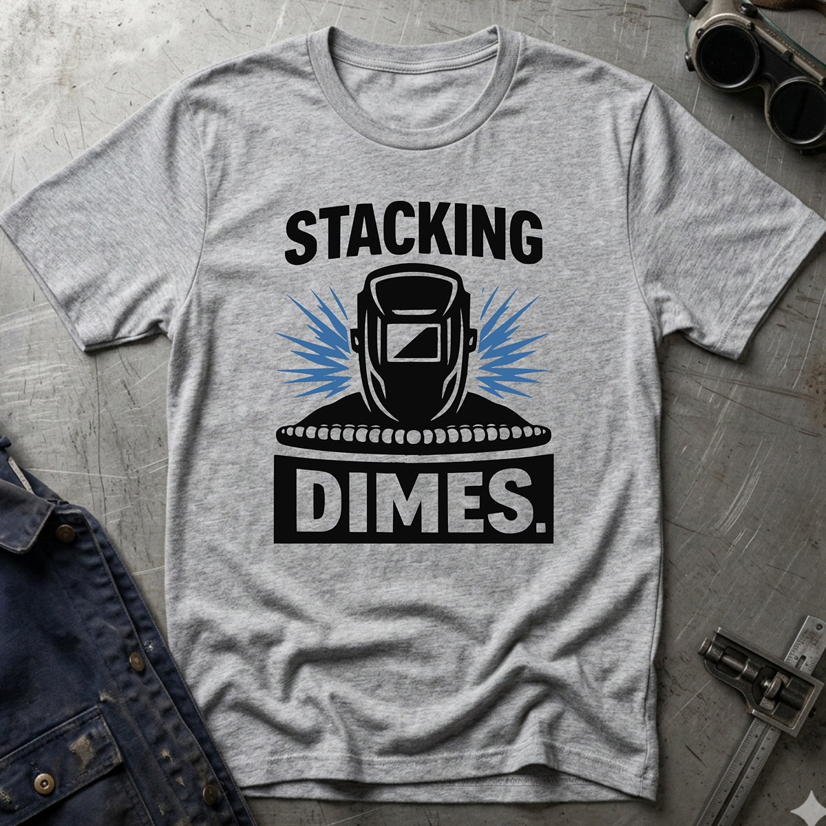 The Welders Collection: Stacking Dimes T-Shirt