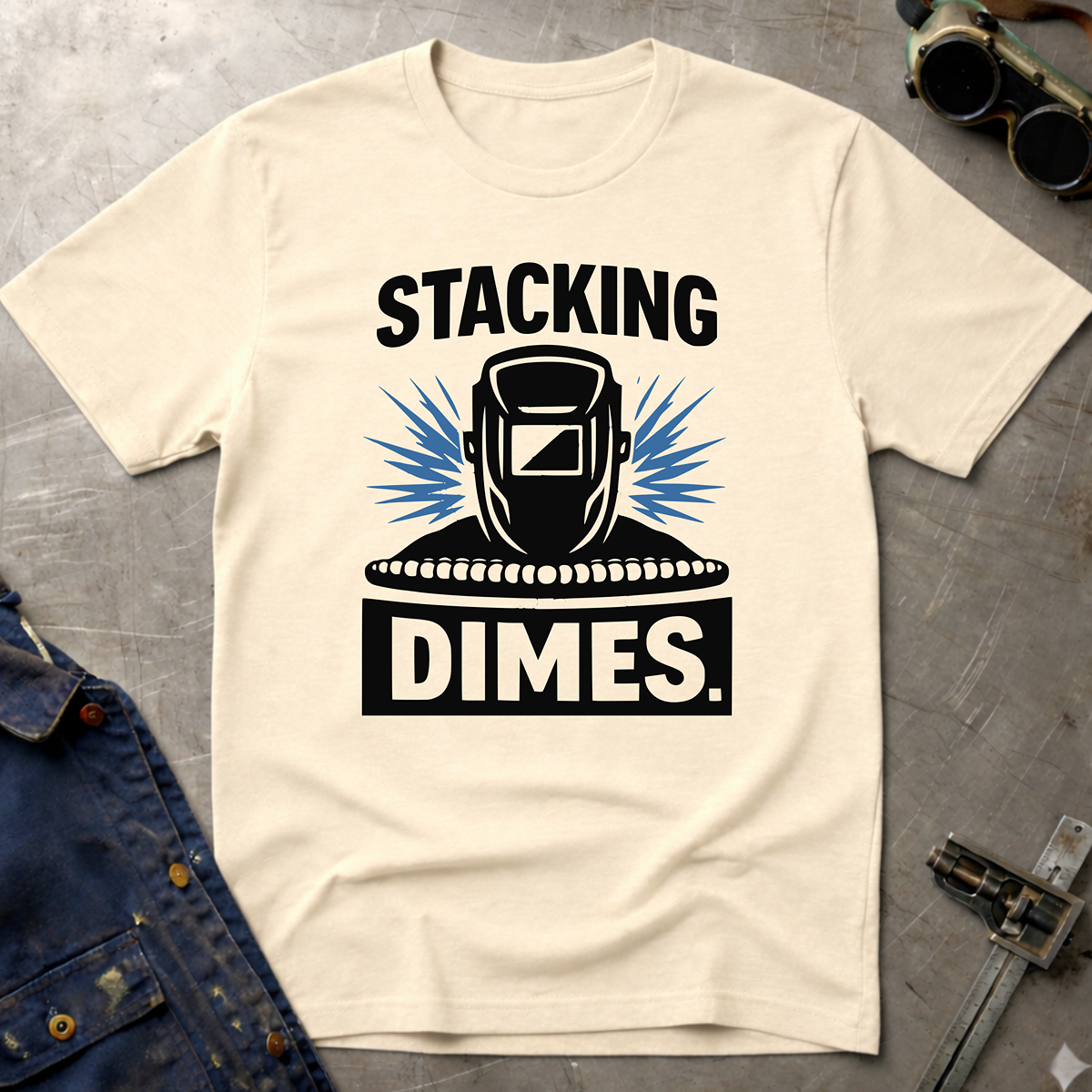 The Welders Collection: Stacking Dimes T-Shirt