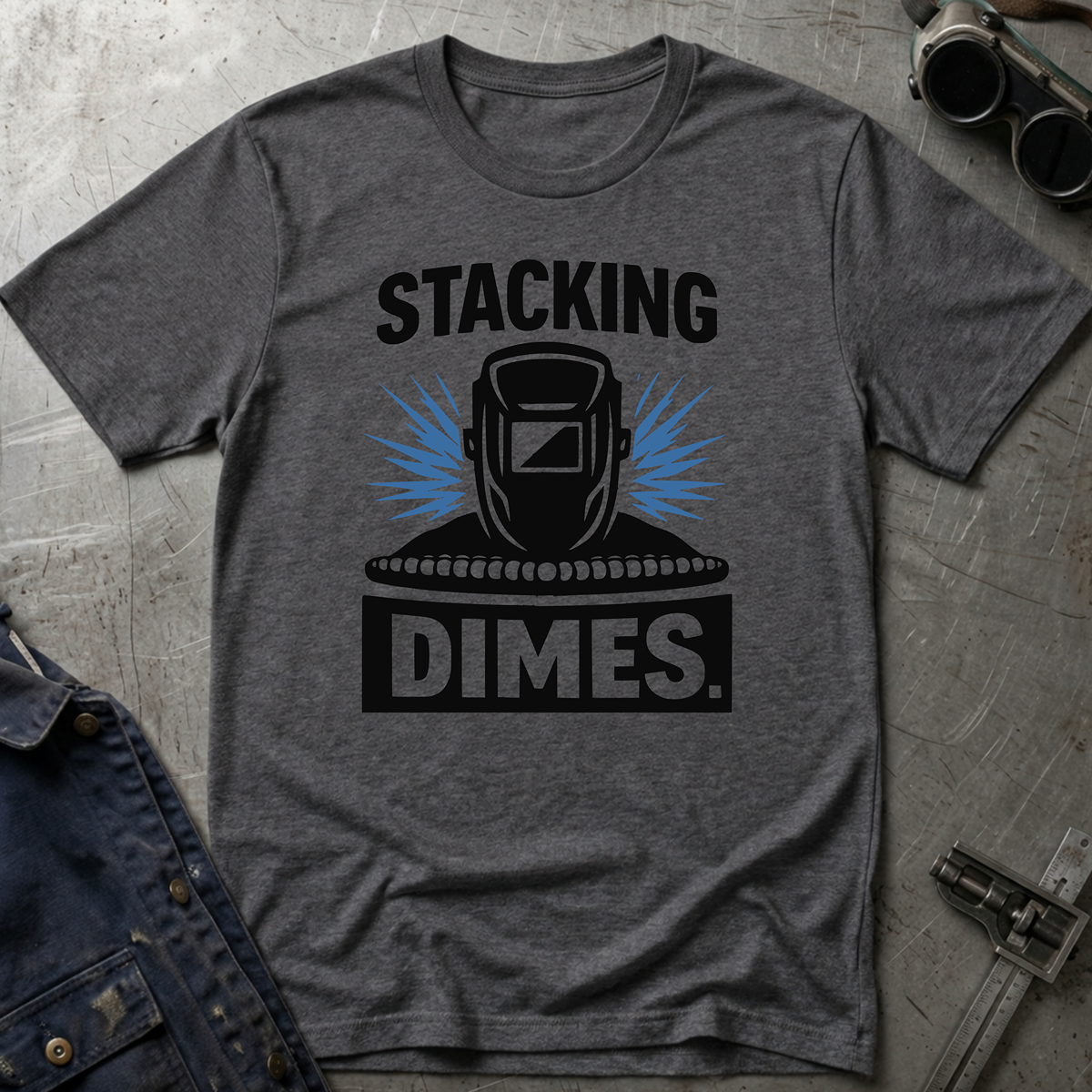 The Welders Collection: Stacking Dimes T-Shirt