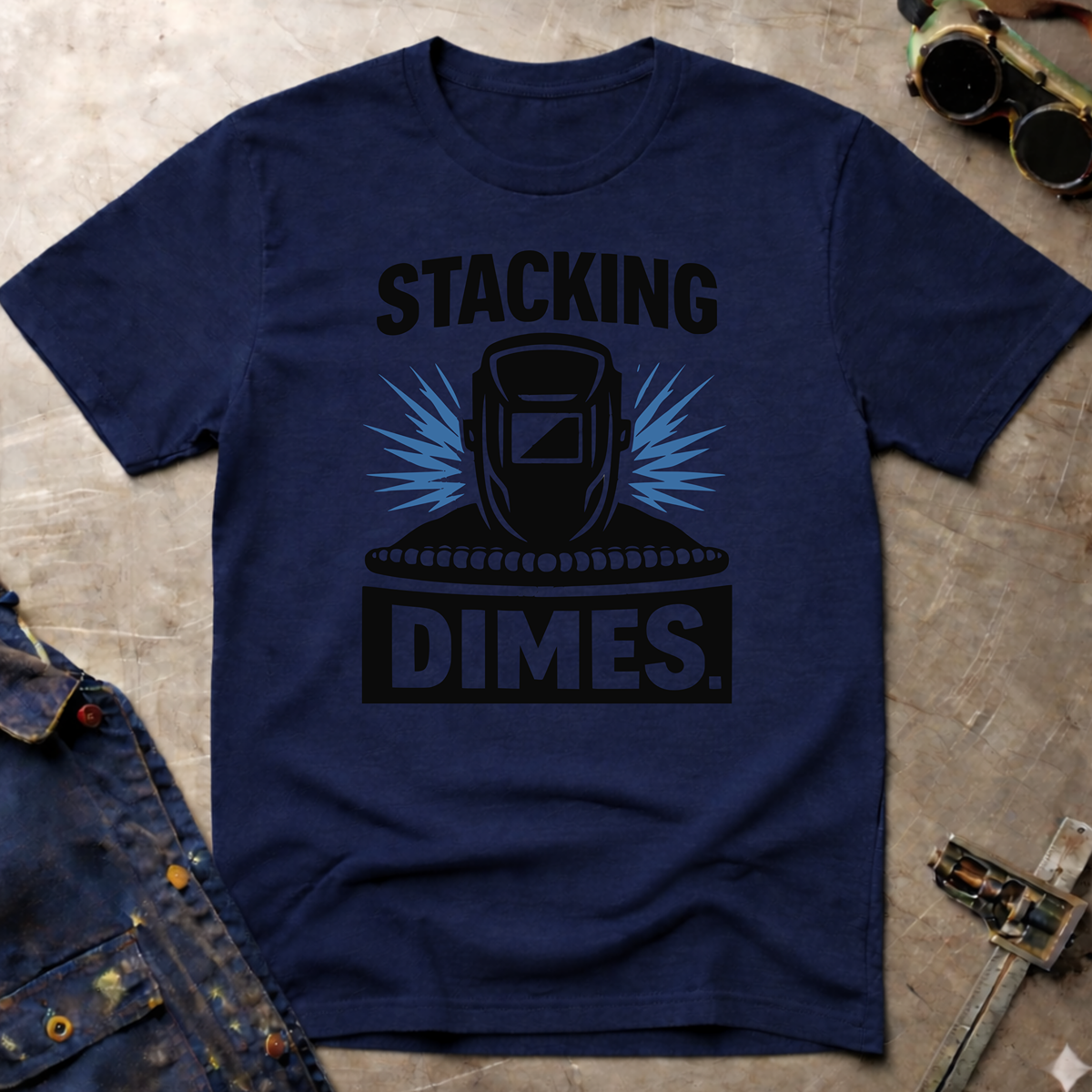 The Welders Collection: Stacking Dimes T-Shirt