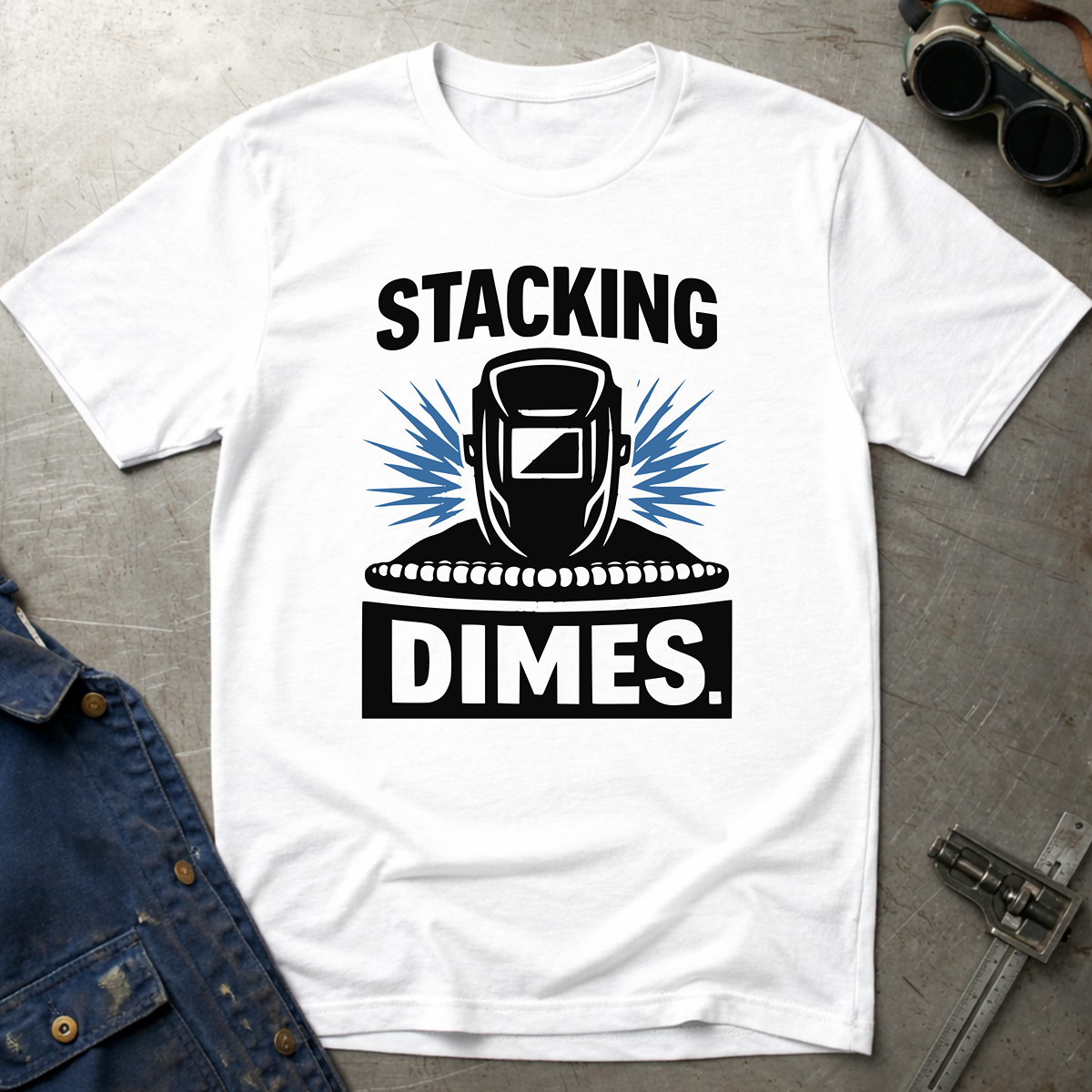 The Welders Collection: Stacking Dimes T-Shirt