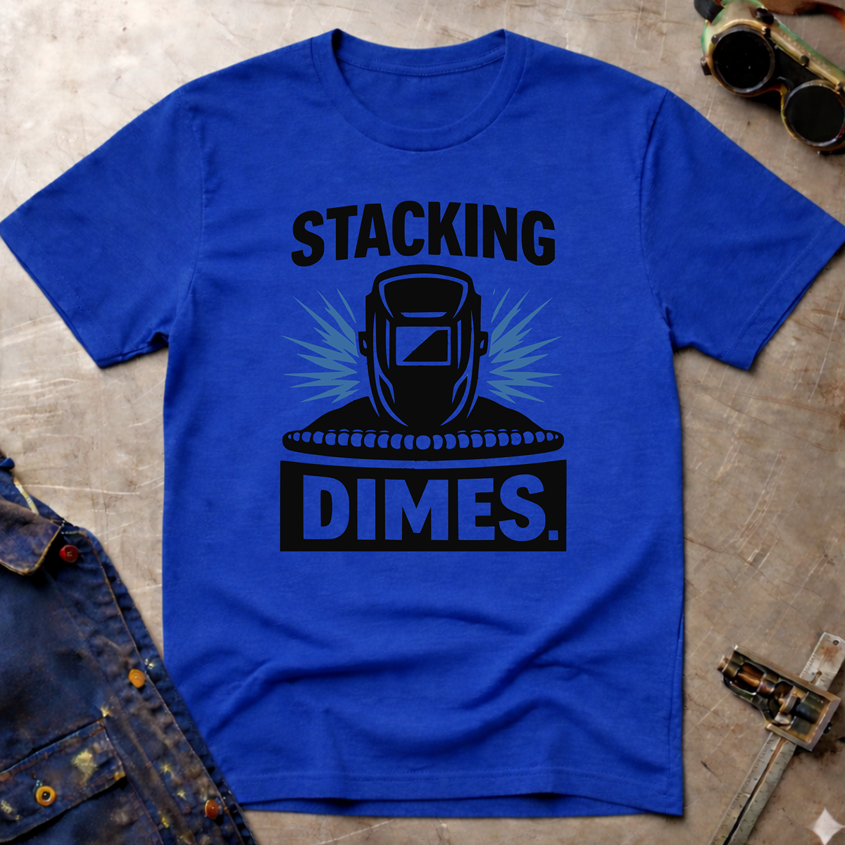 The Welders Collection: Stacking Dimes T-Shirt