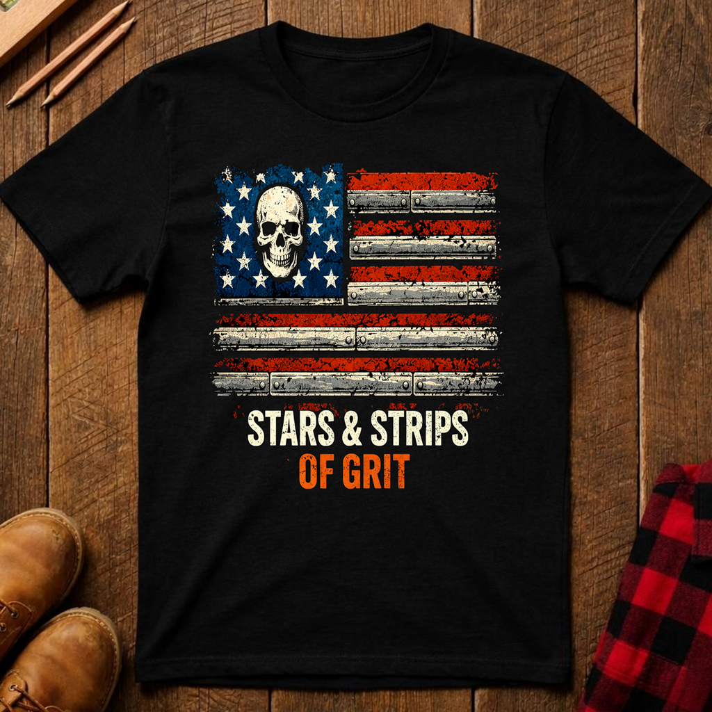 Stars & Strips Of Grit T-Shirt